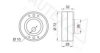 FORD 6121780 Tensioner Pulley, timing belt